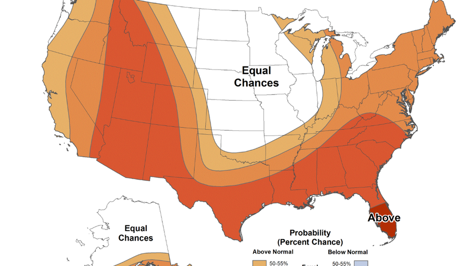 Courtesy of NOAA’s Climate Prediction Center as of August 8, 2025
