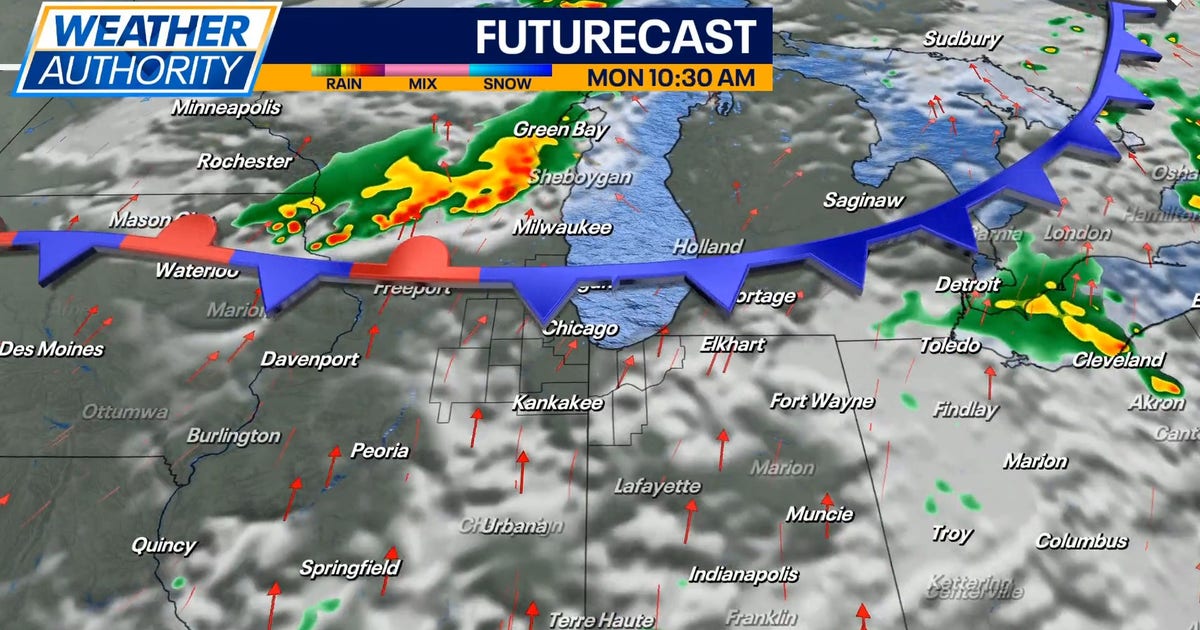 Chicago weather: On and off showers and storms expected early this week ...