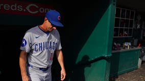 Surging Reds blank Cubs, move into tie for NL wild card spot