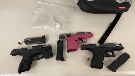 Two stolen guns, cocaine seized during Aurora traffic stop
