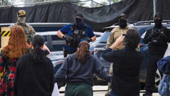 Protesters stage 12-hour demonstration at suburban Chicago ICE facility