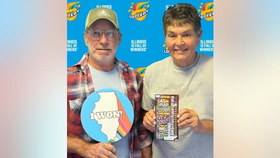 $1M Illinois Lottery win lets man's wife retire early: 'A blessing for both of us'