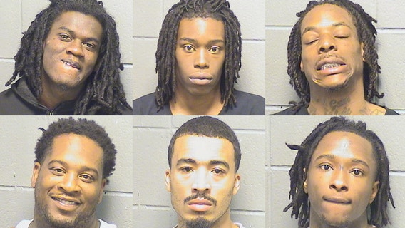 6 men charged after $170K Rolex store smash-and-grab in downtown Chicago