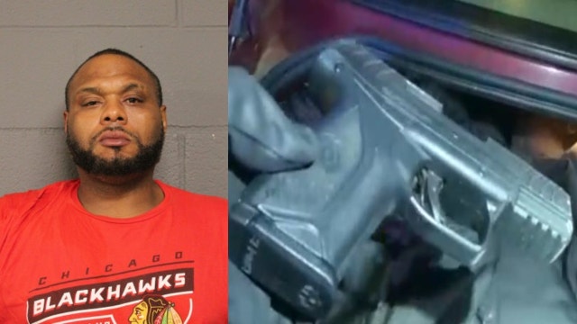Chicago felon charged after loaded gun found during traffic stop, sheriff's police say