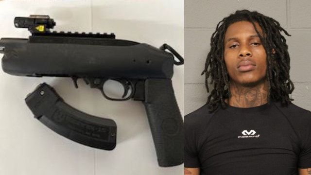 Chicago man ordered detained after sheriff's police find pistol with laser sight