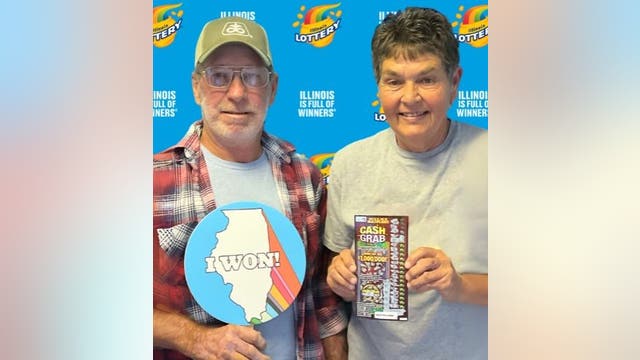 $1M Illinois Lottery win lets man's wife retire early: 'A blessing for both of us'