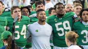 Leonard Moore has 2 interceptions and No. 21 Notre Dame beats Boise State 28-7