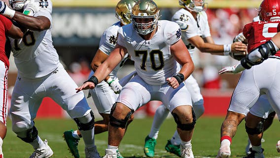 No. 13 Notre Dame prepares for key showdown vs. No. 20 USC with new center to protect CJ Carr