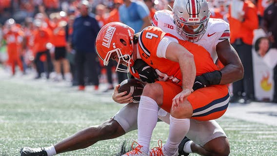No. 1 Ohio State turns 3 takeaways into 21 points and beats No. 17 Illinois 34-16