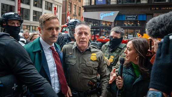 Border Patrol chief accused of lying about being hit by rock before tear gas used at Chicago protest