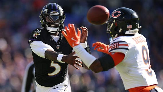 Grading the Chicago Bears on another inconsistent day in a loss to Baltimore
