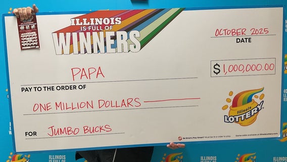 Chicago scratch-off lottery ticket wins couple $1M: 'I turned as white as a ghost!'