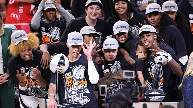 Wilson scores 31 and Aces win third WNBA title in 4 seasons, beating Mercury 97-86 for 4-game sweep
