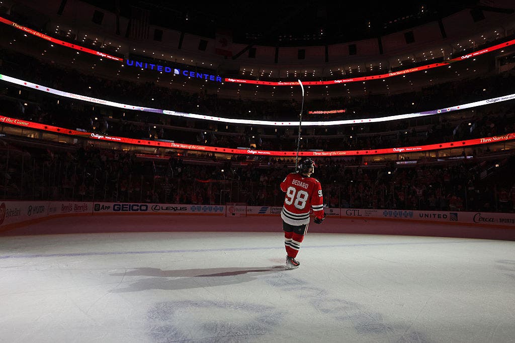 Connor Bedard playing starring role in surprising start for the Chicago Blackhawks