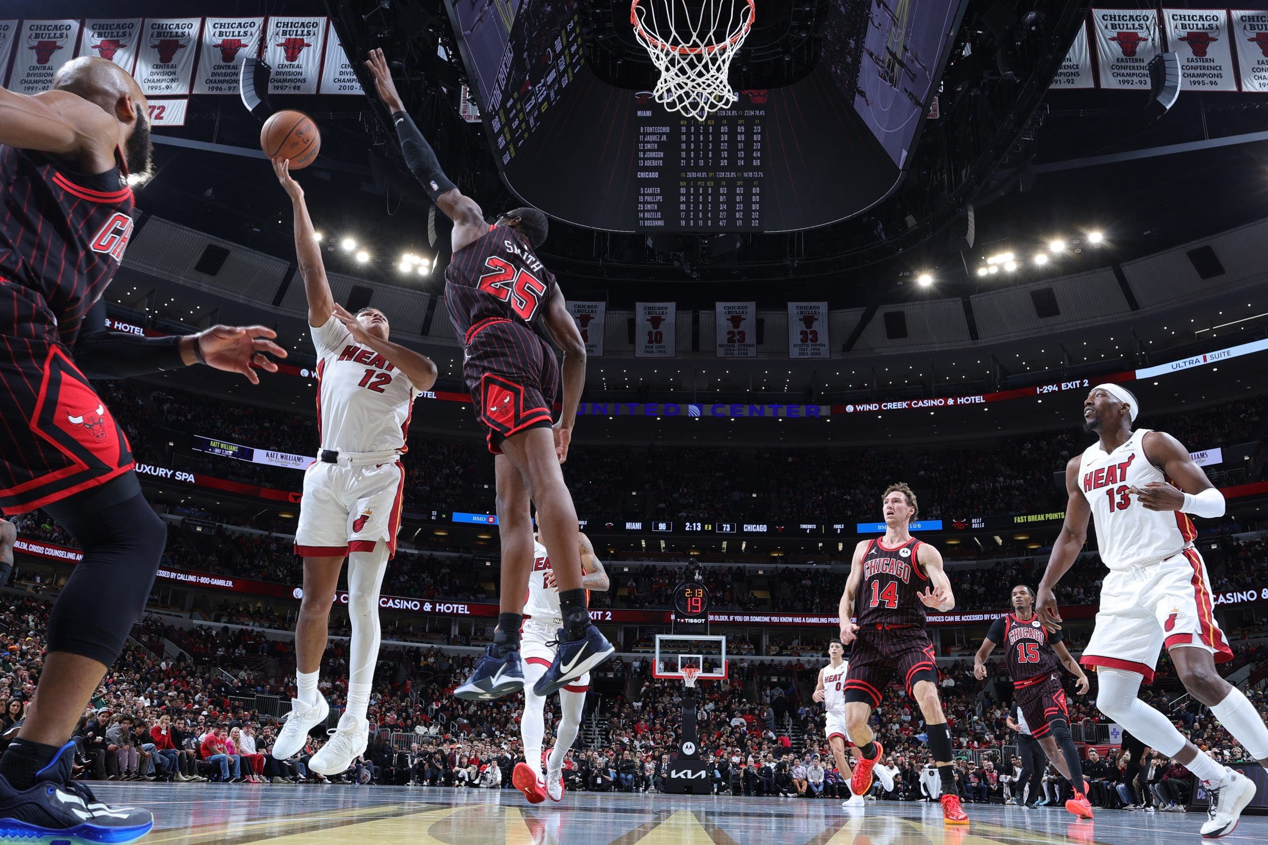 Heat dominate Bulls 143-107, led by Kel’el Ware’s 20 points and 14 rebounds