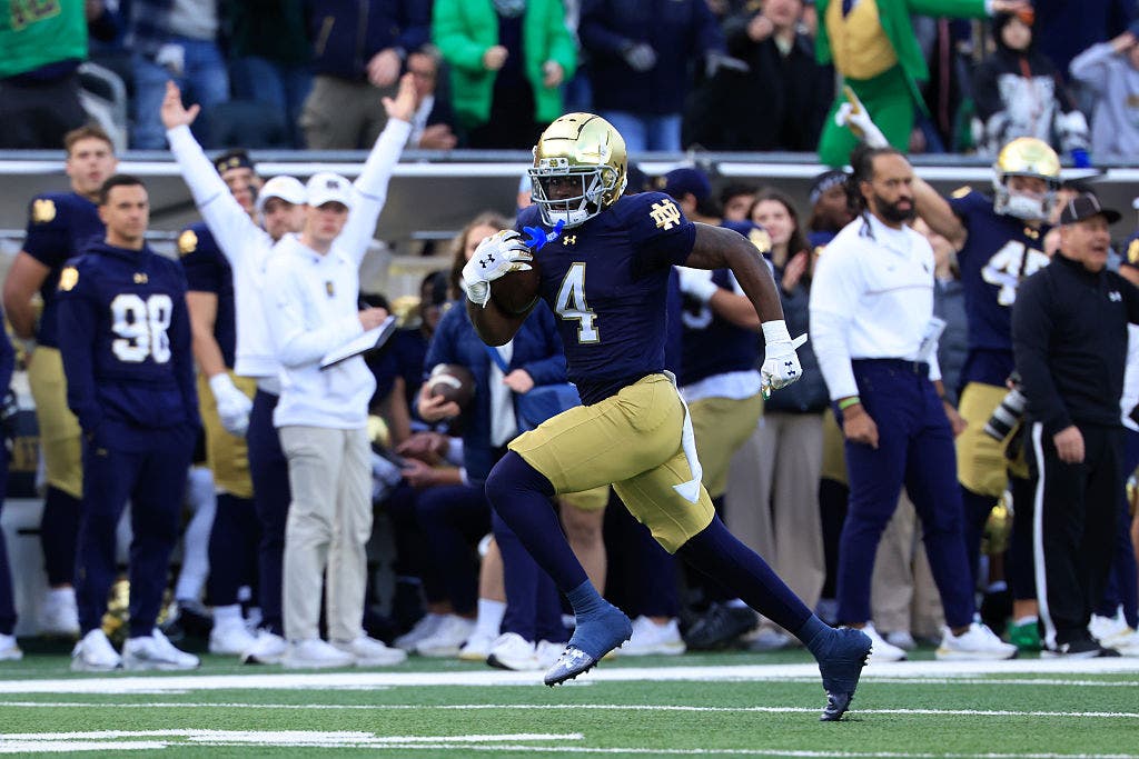 Jeremiyah Love says Notre Dame football 'put ourselves in that position' to be left out of CFP