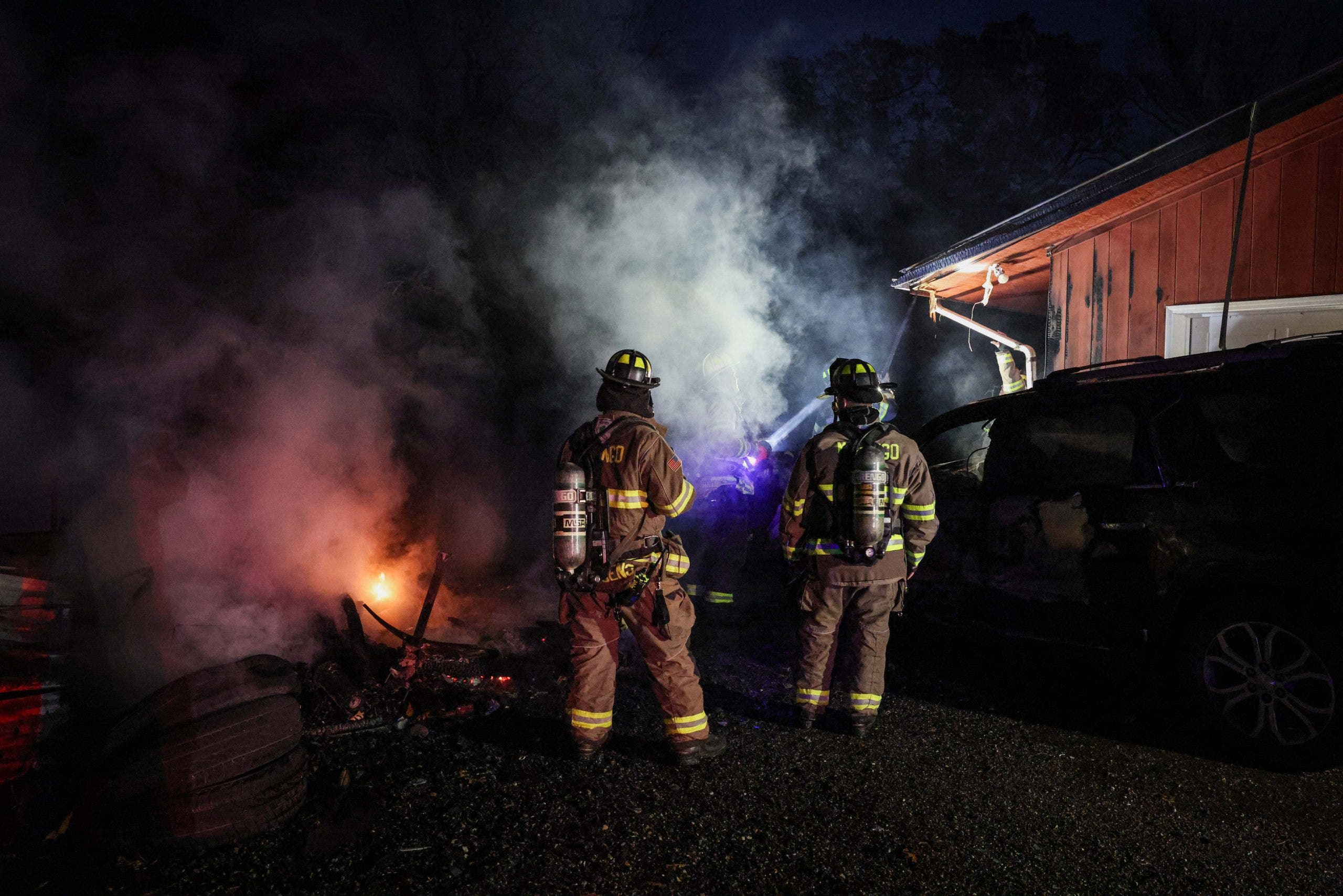 Dozens of chickens killed in Illinois barn fire, officials say
