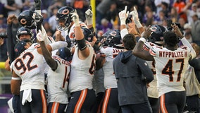 The Chicago Bears are the top seed in the NFC after Carolina upsets the Rams