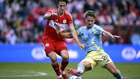 Tai Baribo scores 2 goals, Union beats Fire 3-0 to sweep first-round series