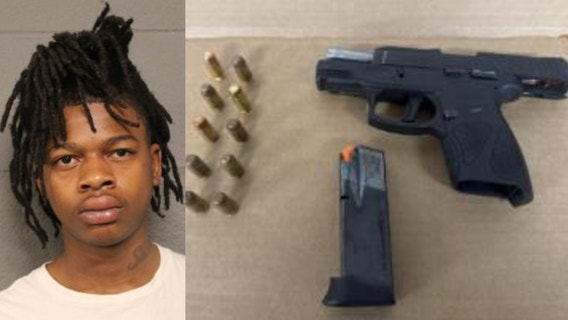 Cook County man charged after loaded gun found during traffic stop, police say