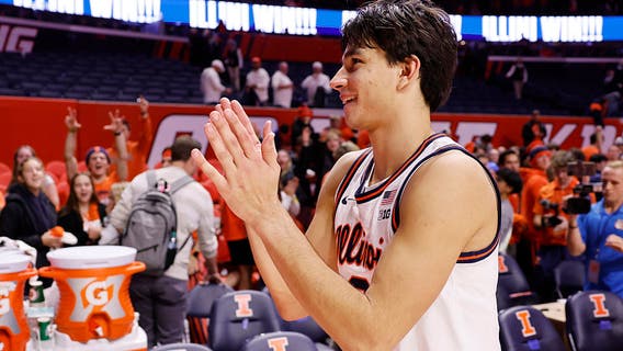 Stojakovic scores 23 and blocks late 3 attempt as No. 14 Illinois beats No. 11 Texas Tech 81-77