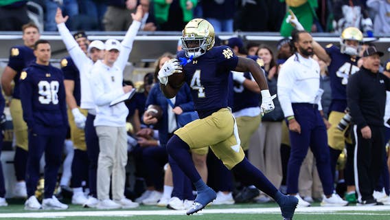 Jeremiyah Love builds Heisman case with 3 TD day as Notre Dame routs Syracuse 70-7
