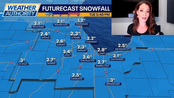 Chicago weather: Another round of accumulating snow arrives Monday
