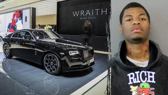Chicago carjacker gets 10 years in prison for stealing elderly woman's Rolls-Royce: police
