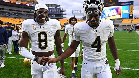 Jeremiyah Love and No. 9 Notre Dame strengthen CFP case with 37-15 rout of No. 23 Pitts