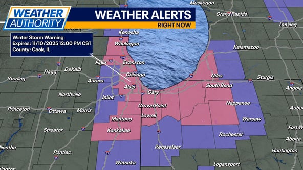 Chicago weather: Near-impossible travel possible with double-digit snow totals in heaviest areas