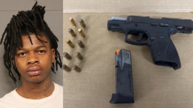 Cook County man charged after loaded gun found during traffic stop, police say