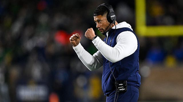 Takeaways as Notre Dame football routs Navy in a snow globe at Notre Dame Stadium