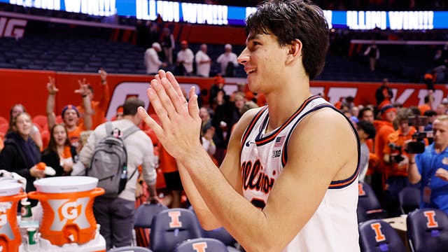 Stojakovic scores 23 and blocks late 3 attempt as No. 14 Illinois beats No. 11 Texas Tech 81-77