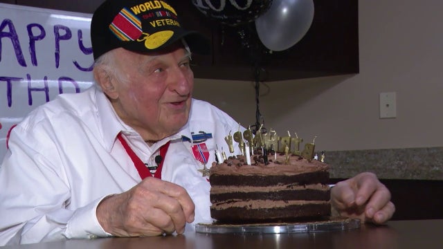 Chicago WWII veteran celebrates 100th birthday after beating cancer again