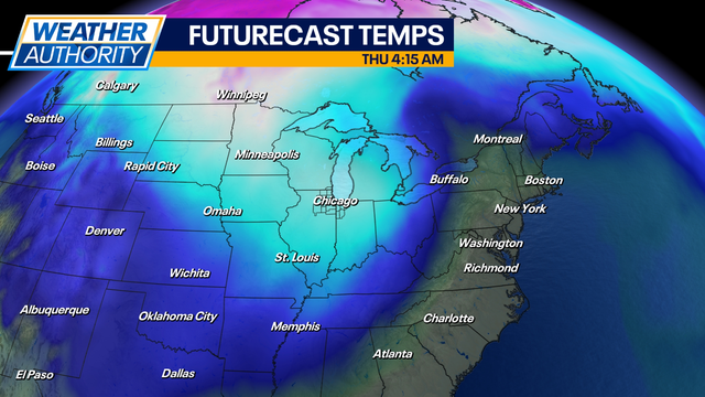 From mild to wintry: Arctic blast expected in Chicago around Thanksgiving