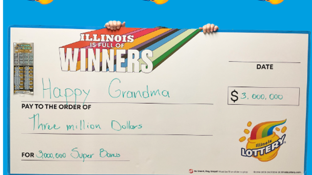 Illinois grandma’s lucky lottery ticket turns into $3 million payday