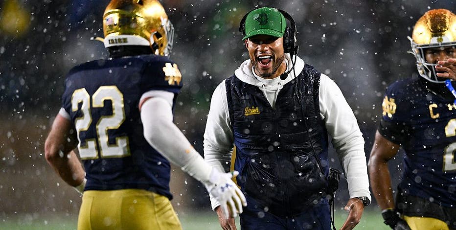 Column: With one answer, Marcus Freeman shows why Notre Dame football is a playoff contender
