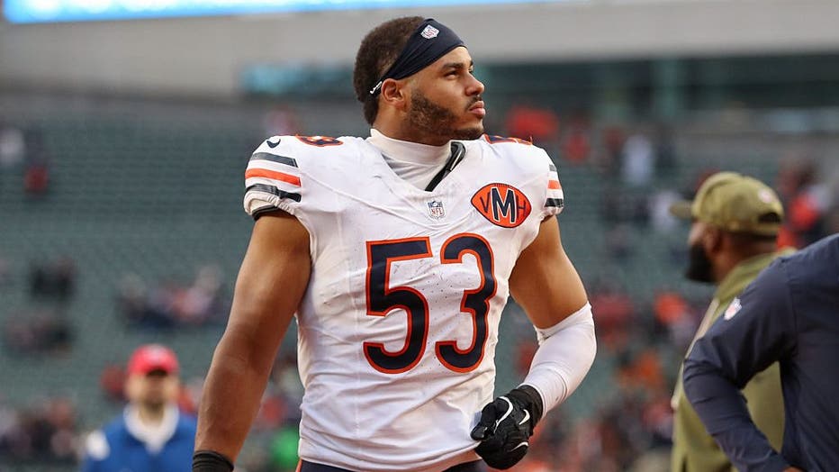 TJ Edwards is out Sunday: What's next for the Chicago Bears linebacker? |  FOX 32 Chicago