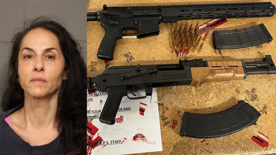 Cook County woman charged after rifles found in SUV during traffic