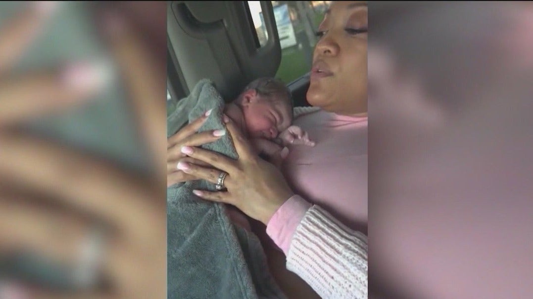 911 call of roadside birth after IN hospital sent couple home released