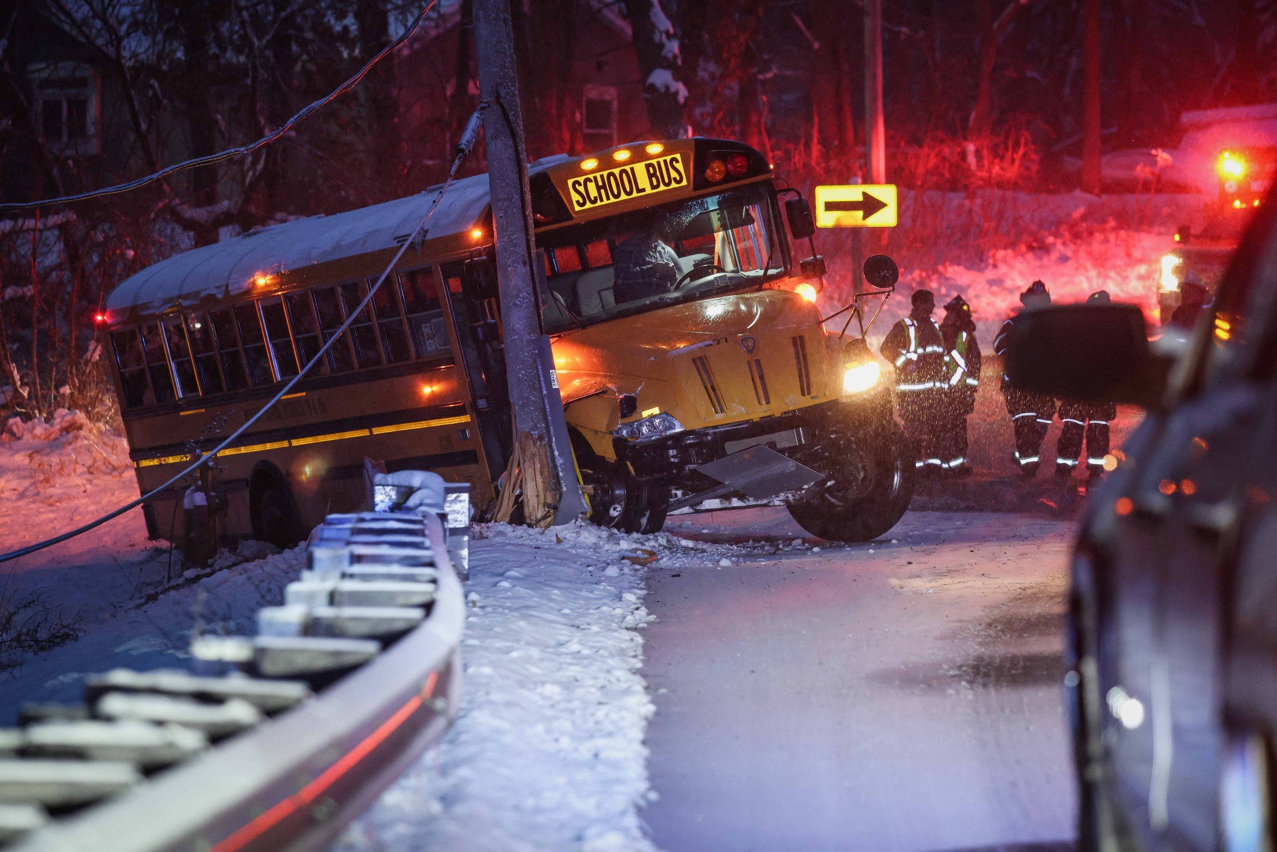 Child hurt after school bus crashes in Chicago’s NW suburbs, officials say