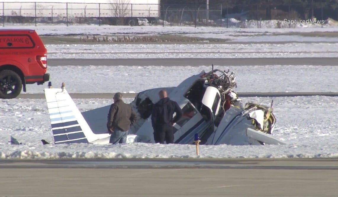 Plane reportedly crashes at DuPage Airport, authorities respond