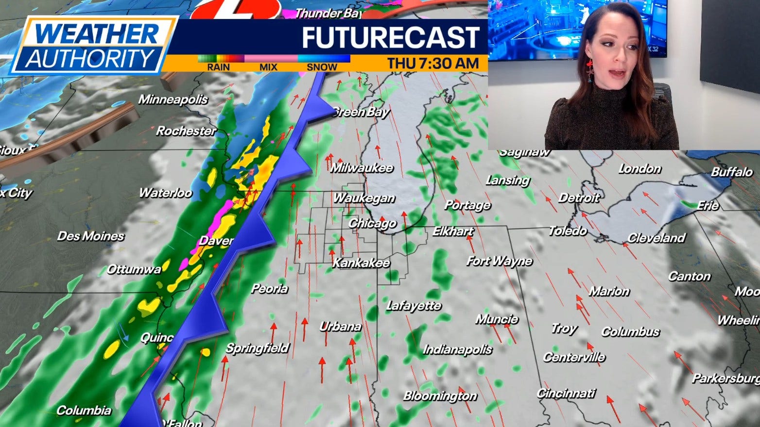 Chicago weather: A strong cold front will usher in a quick cold snap by Friday