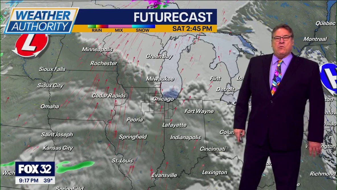 Chicago weather: Mild, rainy weekend gives way to colder temperatures next week