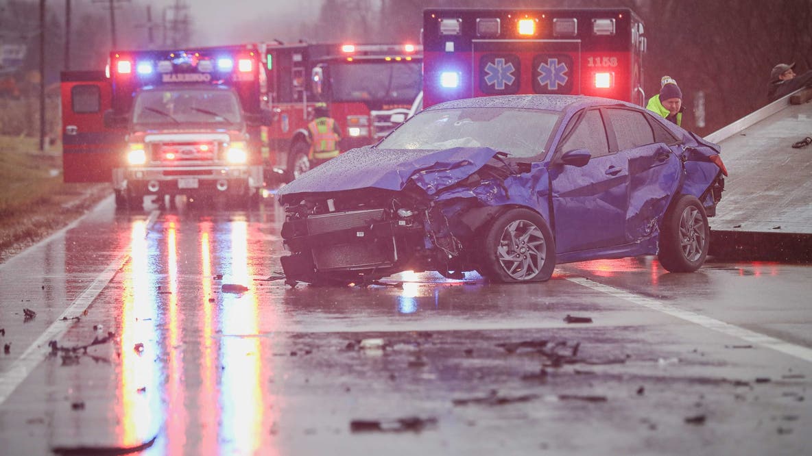 Five injured in two-vehicle crash on Route 23 in unincorporated Marengo: authorities