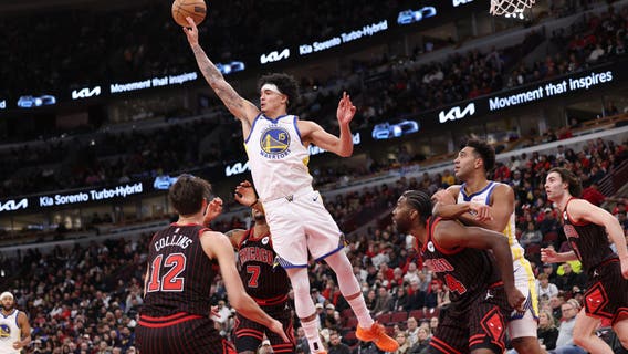 Podziemski scores 21, Warriors beat Bulls 123-91 for Chicago’s 7th straight loss