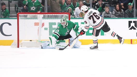 NHL-worst Blackhawks snap 6-game skid with a 4-3, shootout victory over the Stars