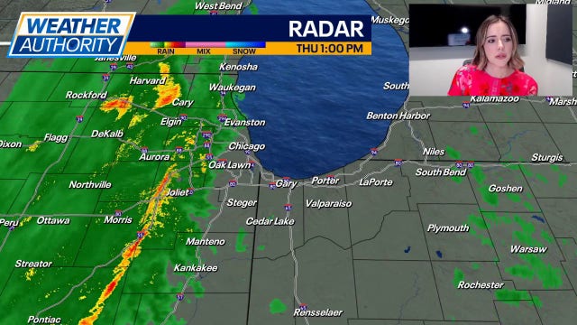 Chicago weather: Gusty rain today, light snow chance arrives tonight