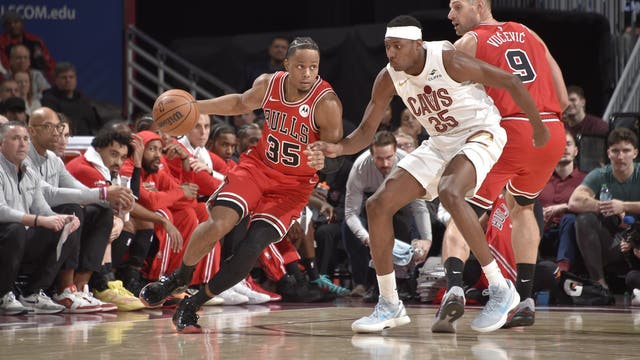 Buzelis and Vucevic score 24 apiece to lead Bulls to 136-125 victory over short-handed Cavaliers