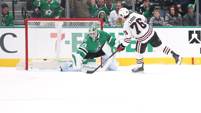 NHL-worst Blackhawks snap 6-game skid with a 4-3, shootout victory over the Stars